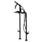 Aqua Vintage CCK8100DL Freestanding Tub Faucet with Supply Line, Stop Valve, Matte Black CCK8100DL - alternate 1